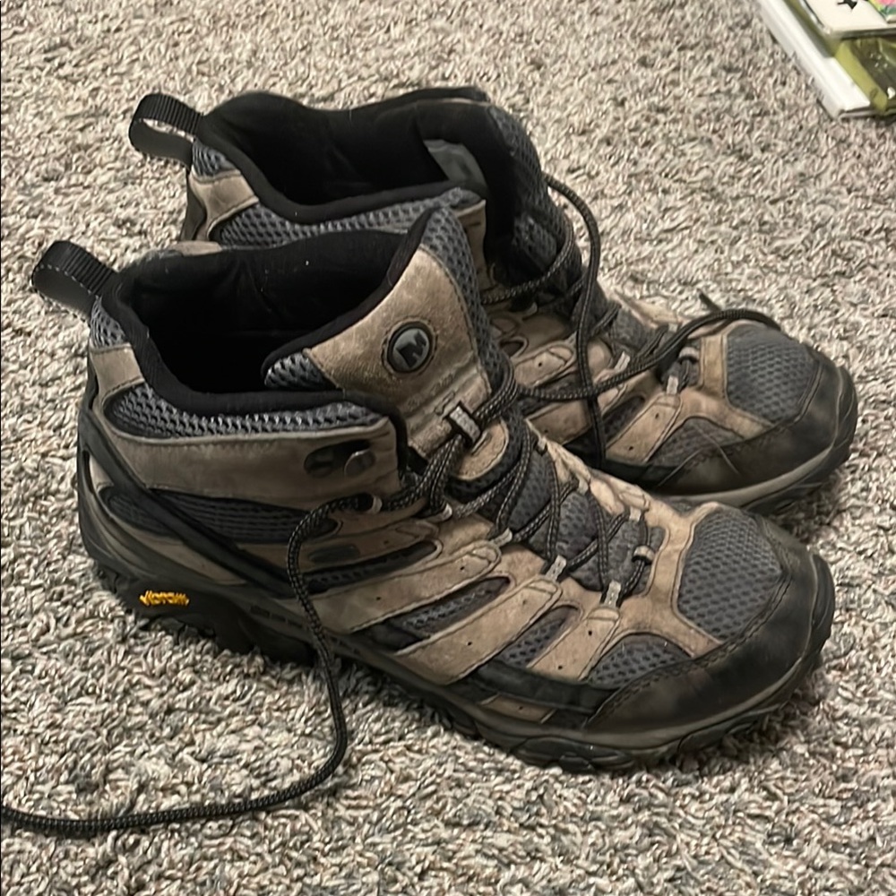 Merrell hiking boots with vibram soles